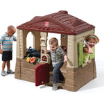 Neat And Tidy Brown Cottage Playhouse, For Toddlers