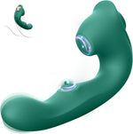 3-in-1 Clitoral & G-Spot Vibrator with 10 Rotating & Tapping Vibration Modes.