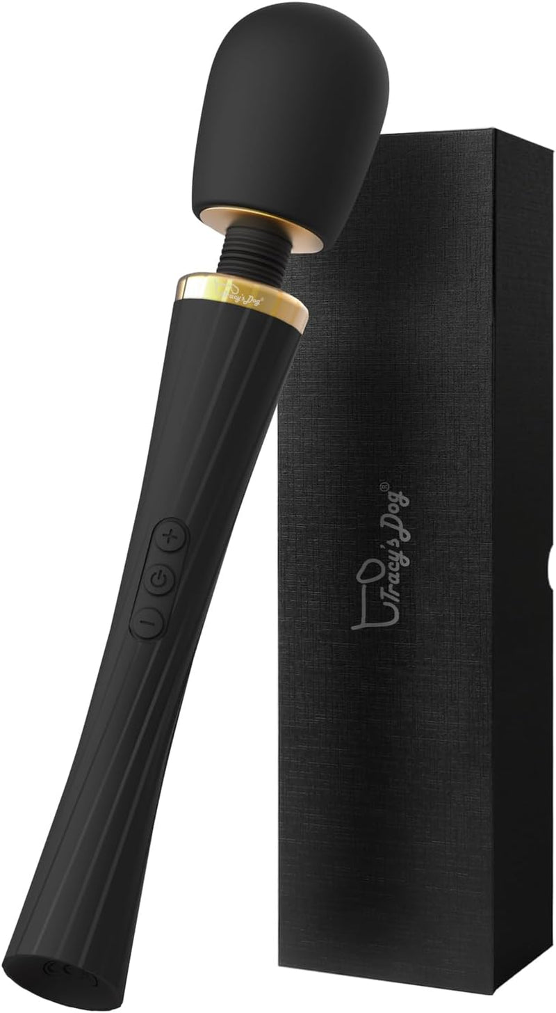Cordless High-Power Wand Massager – Quiet, Waterproof & Versatile for Full-Body Use