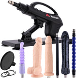 Automatic Thrusting Dildo Machine for Men & Women with 7 Attachments & Suction