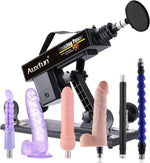 Thrusting Dildo Machine with Suction Cup Adapter & 7 Attachments, 3XLR Connector