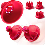 Wireless Nipple Clamps with 10 Rotation Modes, Rechargeable Sucking Stimulator