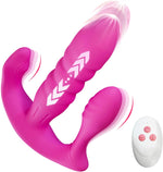 Wearable Vibrator with Remote – 3-in-1 Thrusting & Vibration for G-Spot & Anal Play