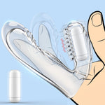 Dual-Stimulation Finger Vibrator – Soft, Reusable, Detachable Bullet for Clitoral & G-Spot