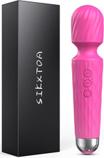 Powerful Wand Massager – 8 Speeds & 20 Patterns, Waterproof Clitoral Stimulator