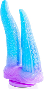 10.8'' Double-Ended Dragon Tentacle Dildo – Silicone Fantasy Toy with Suction