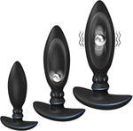 Silicone Anal Trainer Set with Weighted Core – 3-Piece Butt Plug Set for All Levels