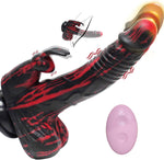 Remote-Control Thrusting Dildo Vibrator – 8.26" Dual Motor for G-Spot & Clit Play