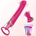 Clitoral Sucking & Licking G-Spot Vibrator – Tongue Oral Stimulator with Suction Cup