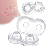 Transparent Silicone Nipple Suckers – Hands-Free Stimulator with Travel Case