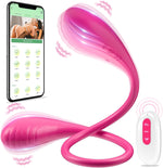 Remote Control G-Spot & Clitoral Vibrator – 10 Modes, APP-Controlled Couples Toy