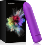 Waterproof Mini Bullet Vibrator – 10 Modes, Silicone Rechargeable Clit & G-Spot Massager