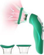 Clitoral & Nipple Suction Vibrator – 10 Licking Modes & 2 Suction Levels for Pleasure