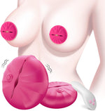 Rechargeable Vibrating Nipple Clamps – 10 Modes, Lightweight Silicone for Pleasure