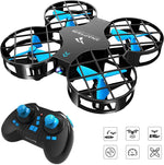 H823H Mini Drone For Kids, Radio Control Quadcopter For Beginners With Altitude Hold, Headless Mode, 3D Flips, One Key Return And Speed Adjustment