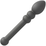 Double-Ended Dildo Massage Wand Silicone Adult Toy, Anal Beads Butt Plug Set With Ergonomic Grip, Waterproof For Couples Men Women (Silicone)