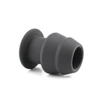 Hollow Silicone Anal Dilator Peep Threaded Anal Plug Masturbation For Couple Pleasure(M)