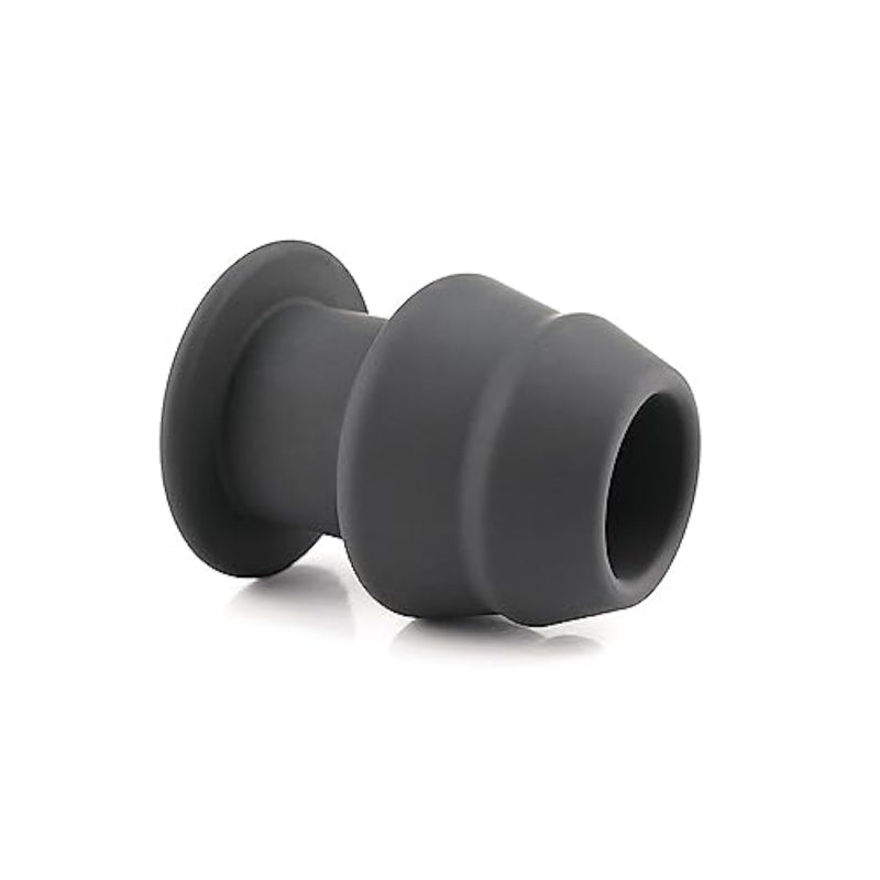 Hollow Silicone Anal Dilator Peep Threaded Anal Plug Masturbation For Couple Pleasure(M)