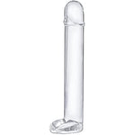 Big Clear Dildo, 8.9 Inch Glass G Spot Dildo Thick Adult Sex Toys For Women,Men