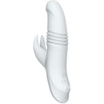 Thrusting And Flickering Rabbit | Rabbit Vibrator | Thrusting Vibrator | Flickering Tongue Vibrator | Clitoral Stimulation | G-Spot Stimulation | Silicone | Splashproof | Usb Rechargeable