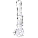 11.4 Inch Huge Realistic Dildo, Soft Lifelike Horse Jelly Penis With Strong Suction Cup, Adult Anal Sex Toys For Women, Men (Clear M)