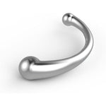 Massage G Spot Dildo,Stainless Steel Curved Dual Ended Dildos Anal Prostate Massager Sex Toys For Men,Women,Couples