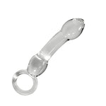 Glass Dildo, Crystal G Spot Stimulation Pleasure Wand Penis Anal Sex Toys For Couple, Anal Butt Plug For G-Spot Stimulation