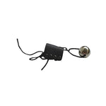 Men'S Metal Ball Penis Weight Stretcher Sex Toys With Ajustable Bondage Leather Ring