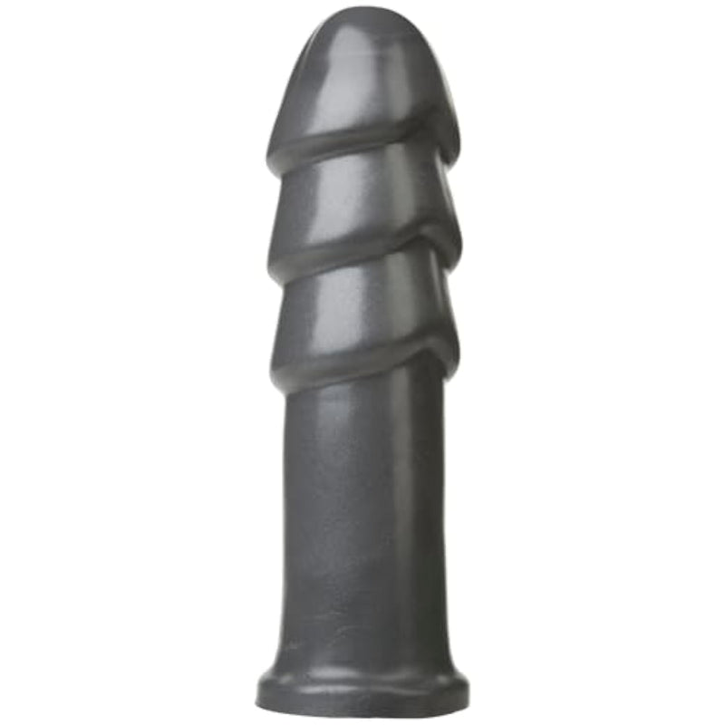 Doc Johnson American Bombshell - B-10 Warhead - Vac-U-Lock Compatible Dildo - for Adults Only, Gunmetal Grey