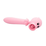 Natalie'S Toy Box Lick N' Stick Clit Flicker & G-Spot Vibrator, Dual Motor 2In1 Rechargeable Waterproof Massager For Clitoral Vaginal & Anal Stimulation, 20 Functions, Abs Silicone Adult Sex Toy