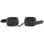 Handcuffs Pu Leather Bondage Restraints Sex Toys Adult Lace Pattern