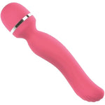 Adam And Eve Intimate Curves Powerful Silicone Vibrator Wand Massager, Waterproof Clitoral Stimulator 7.75 Inches, 10 Speed Rechargeable Magic Massager For Women, Adult Toy For Couples, Pink Finish