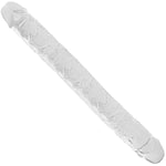 11.8X1.3 In Double Dildo,Flexible Realistic Jelly Dildo For Lesbian Female Masturbation