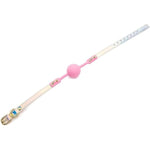 Sexy Mouth Ball Bdsm Props Laser Reflective Adjustable Strap Soft Rubber Mouth Ball Pink Silicone Mouth Ball Adult Products