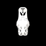 Unique Cock Cage With Swallow Tail Detail, Rooster Chastity Devices With Hollow-Out Feature Adult Sex Toys For Men Penis Invisible Lock Mechanism For Sm Fetish And Role Play Scenarios (White,S)