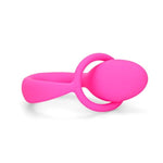 Penis Ring Silicone Cockrings With Anal Plug Prostage Massager Dual Stimulation Adult Men Masturbation Sex Toys (Rose)