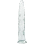 Realistic Dildo, 17 Inch Huge Dildo With Small Glans And Powerful Suction Cups For G-Spot Stimulation And Anal Play, Clear Ultra Big Soft Lifelike Fake Penis Dildos Adult Sex Toy For Women/Men/Couple