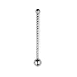 Urethral Sounds, 4.52 Inch 8Mm Hollow Urethral Plug Beaded Urethral Dilators Penis Plug Prostate Stimulation Masturbator Sex Toy For Men