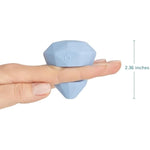 Diamond Vibe Personal Massager Vibrator, 10 Vibration Settings, Waterproof, Body-Safe Silicone, Usb Rechargeable