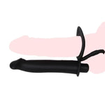 5In Silicone Strap On Penis Butt Plug, Double Penetration Dildo Vibrator With Cock Ring, Delay Ejaculation Anus Plug Massager Adult Erotic Anal Sex Toys For Male Man Women Couples