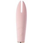Share Satisfaction Swipe - Clitoral Vibrator With 8 Vibration Modes, Dual Tipped For Maximum Stimulation, Quiet, Silicone, Splashproof, Usb Rechargeable - Pink