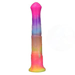 Luminous Large Horse Penis, Anal Plug Slim Tall Dildo, Flexible Rubber Dildo Woman Adult Sex Toy Glowing Glow In The Dark 11 Inch