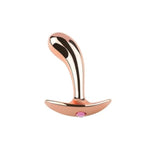 Luxury Metal Anal Butt Plug with Jewel Base for Men and Women - Adult Sex Toy
