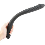 16.5" Double-Ended Dildo Massage Wand, Silicone Butt Plug Penis Design Pleasure Wand G-Spot & Anal Stimulator Adult Sex Toy For Men'S Women And Couple