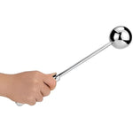 Stainless Steel Dildo Massage Wand, Metal Anal Plug Masturbation Pleasure Stick Anus Stimulation, Anal Training & Stretching Sex Toy For Beginners & Experienced Users (L 9.25''X2.0''X2.0'')