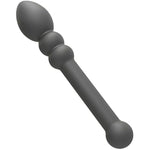 Double-Ended Dildo Massage Wand Silicone Adult Toy, Anal Beads Butt Plug Set With Ergonomic Grip, Waterproof For Couples Men Women (Silicone)