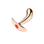 Luxury Metal Anal Butt Plug with Jewel Base for Men and Women - Adult Sex Toy