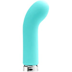 Gee Plus Vibrator, Rechargeable G-Spot Vibe, Silicone Round Head, Submersible Adult Sex Toy, 10 Powerful Vibration Modes (Turquoise)
