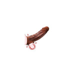 Reusable Penis Sleeve Sex Toys For Men, Realistic Silicone Cock Extender Cock Sleeve, Penis Enlarger Erection Enhancement Male Sex Toys, Soft Penis Extender With Penis Ring Adult Toys For Couples
