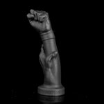 Realistic Hand Dildo With Strong Suction Cup Fist And Forearm Anal Plugs For Vaginal Or Anal Fisting Big Cilicone Huge Dildo For Men (Large) Black